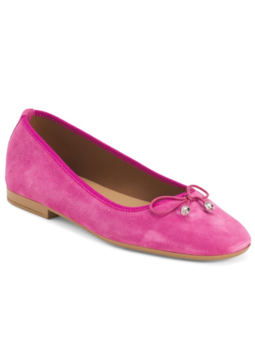 ITALIAN SHOEMAKERS Ballerina Flats Women’s Pink Suede